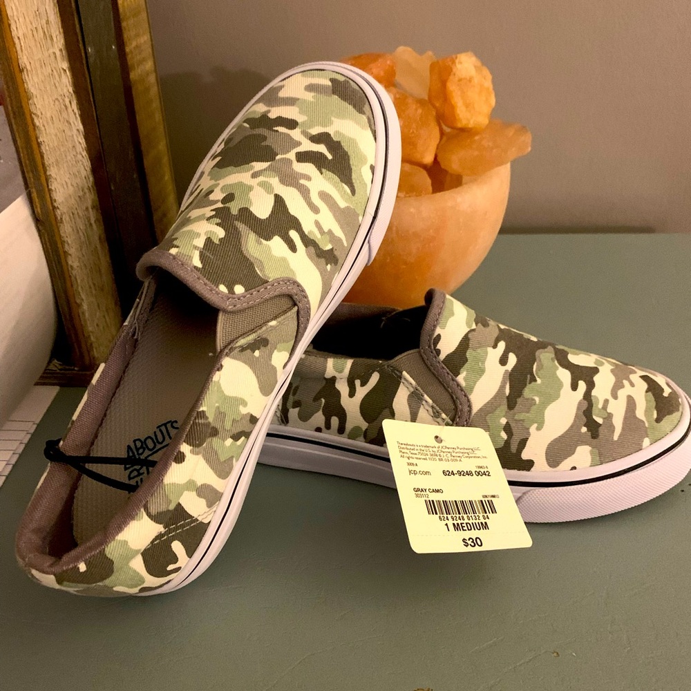 Camo Style Slip In Shoe.